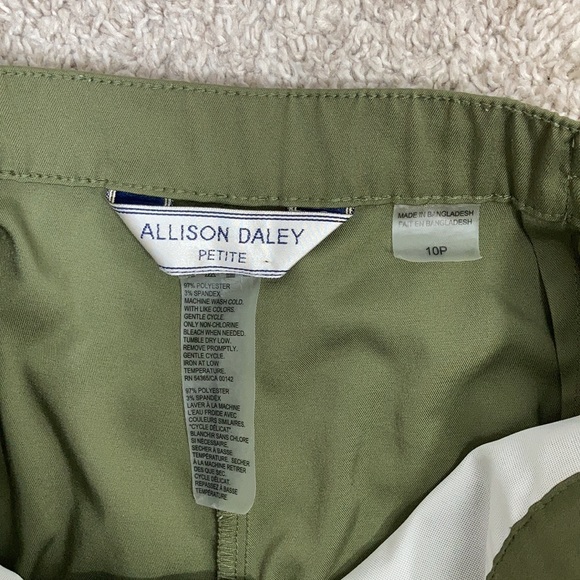 Allison Daley Olive Pants 😻 - Size 10p (pe… - Picture 6 of 17
